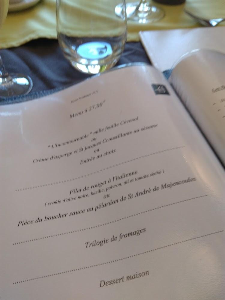 Restaurant La Tude - Menu Image 2